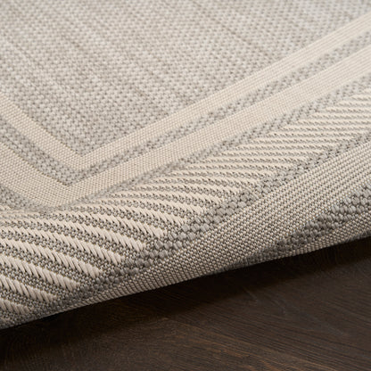 Nourison Home Horizon Indoor/Outdoor  Grey  Contemporary