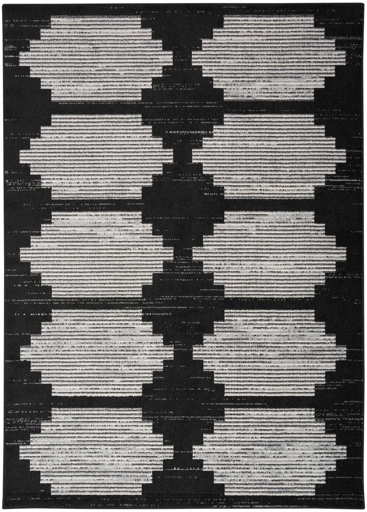 Nourison Home Modern Passion  Black Grey  Contemporary
