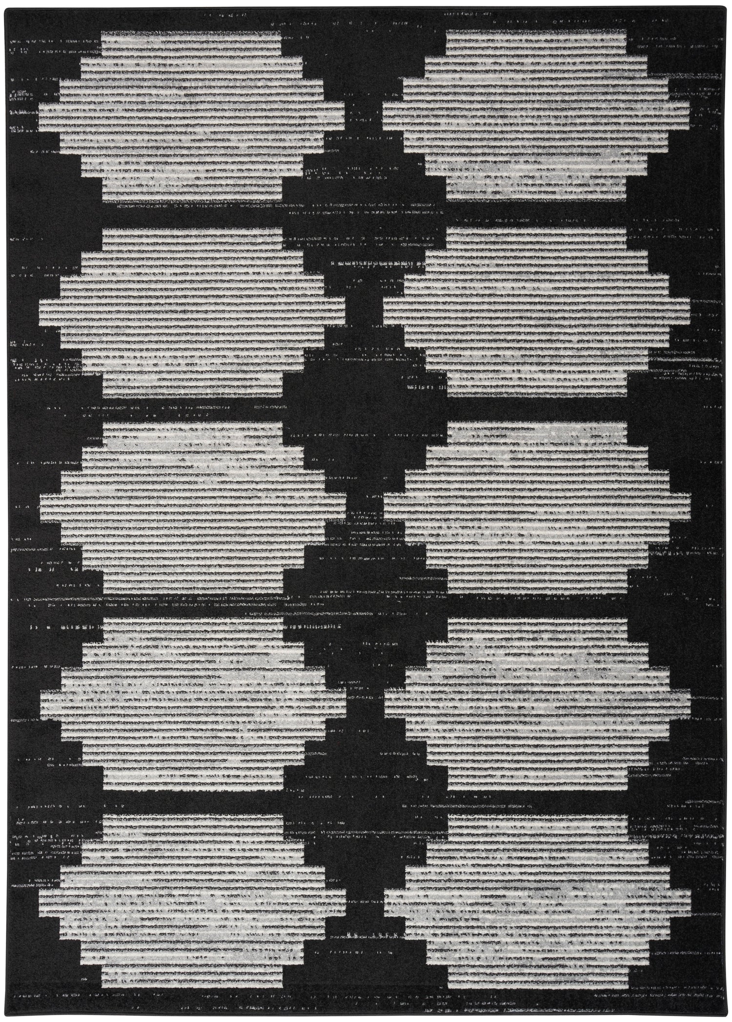 Nourison Home Modern Passion  Black Grey  Contemporary