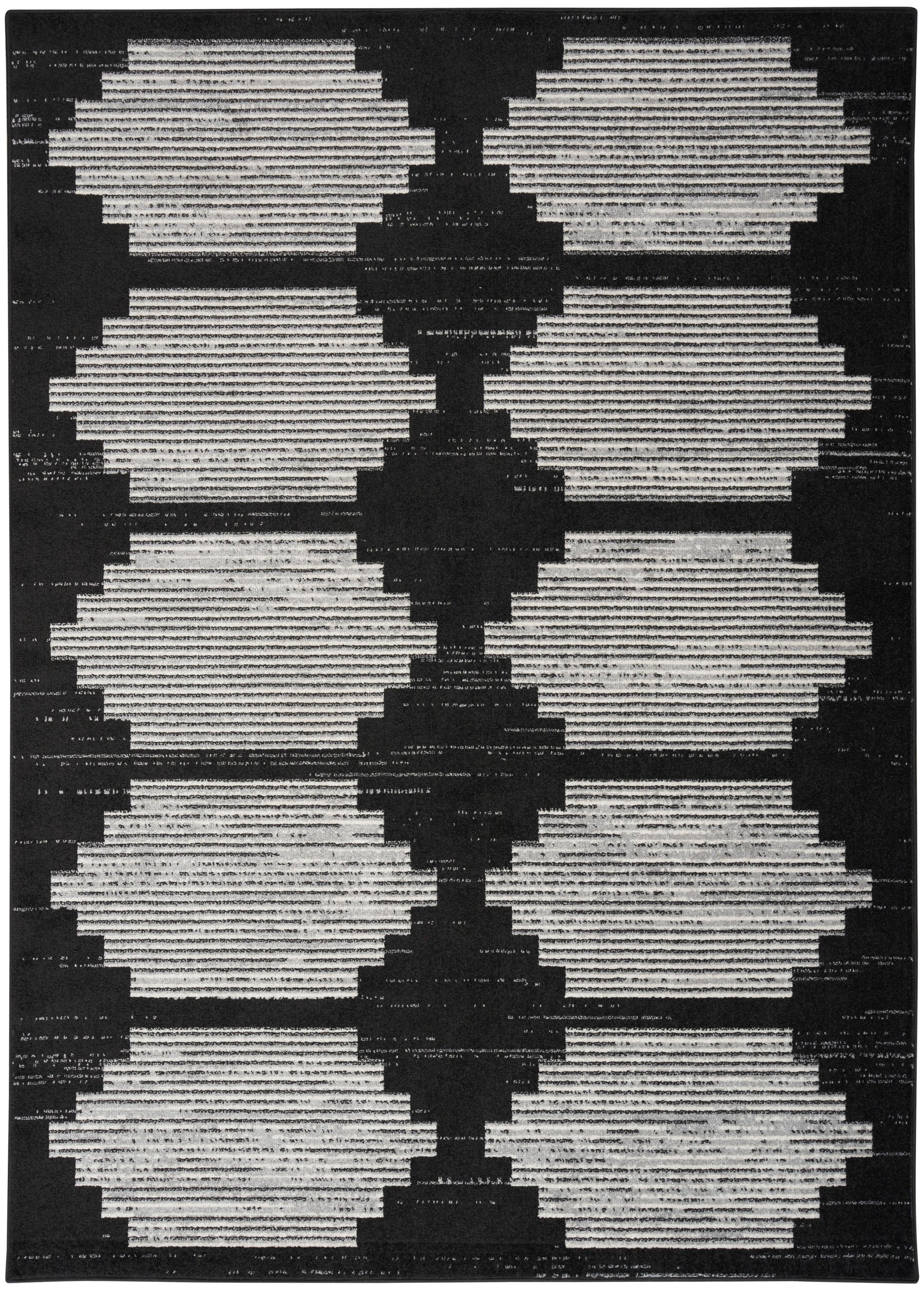 Nourison Home Modern Passion  Black Grey  Contemporary