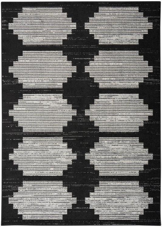 Nourison Home Modern Passion  Black Grey  Contemporary