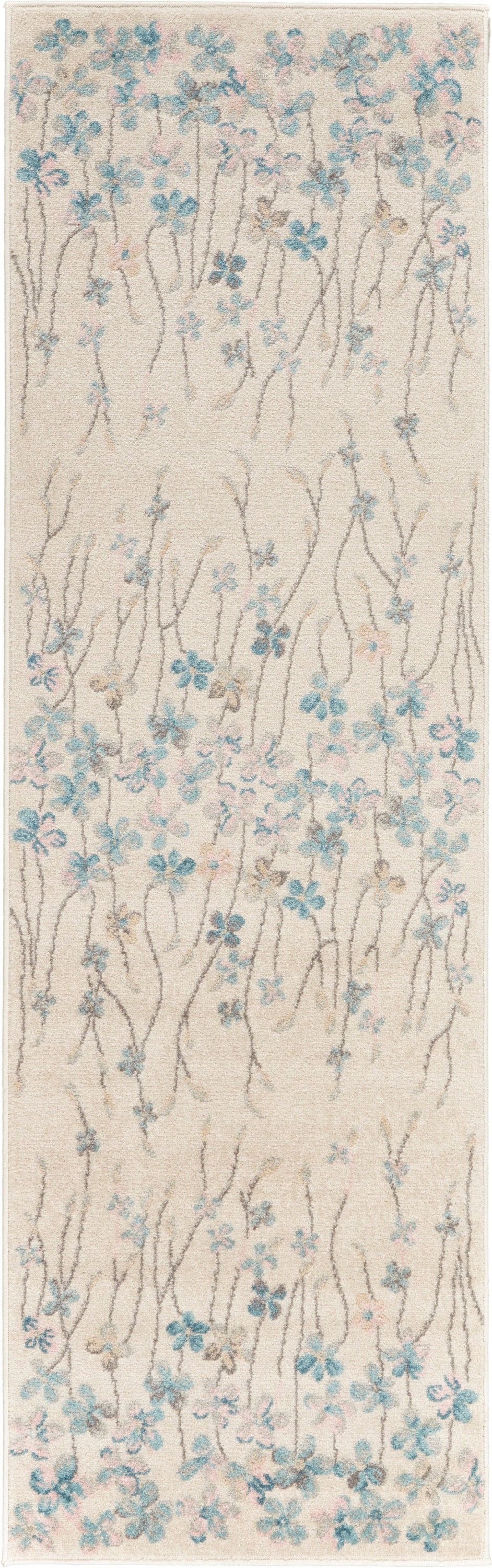 Nourison Home Tranquil TRA04 Ivory Contemporary Power-loomed Rug