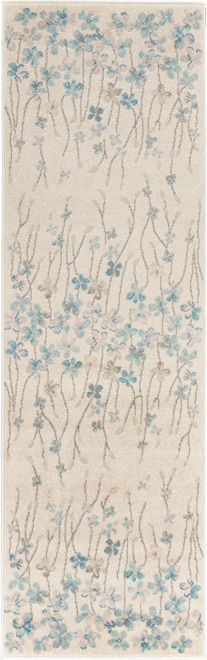 Nourison Home Tranquil TRA04 Ivory Contemporary Power-loomed Rug