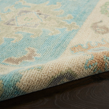 Nourison Home Odessa  Blue Multicolor  Traditional