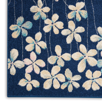 Nourison Home Tranquil  Navy  Contemporary