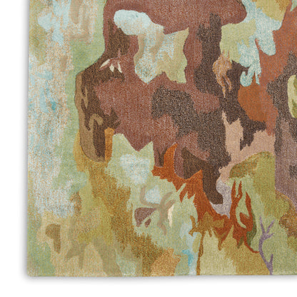 Nourison Home Prismatic  Multicolor  Contemporary