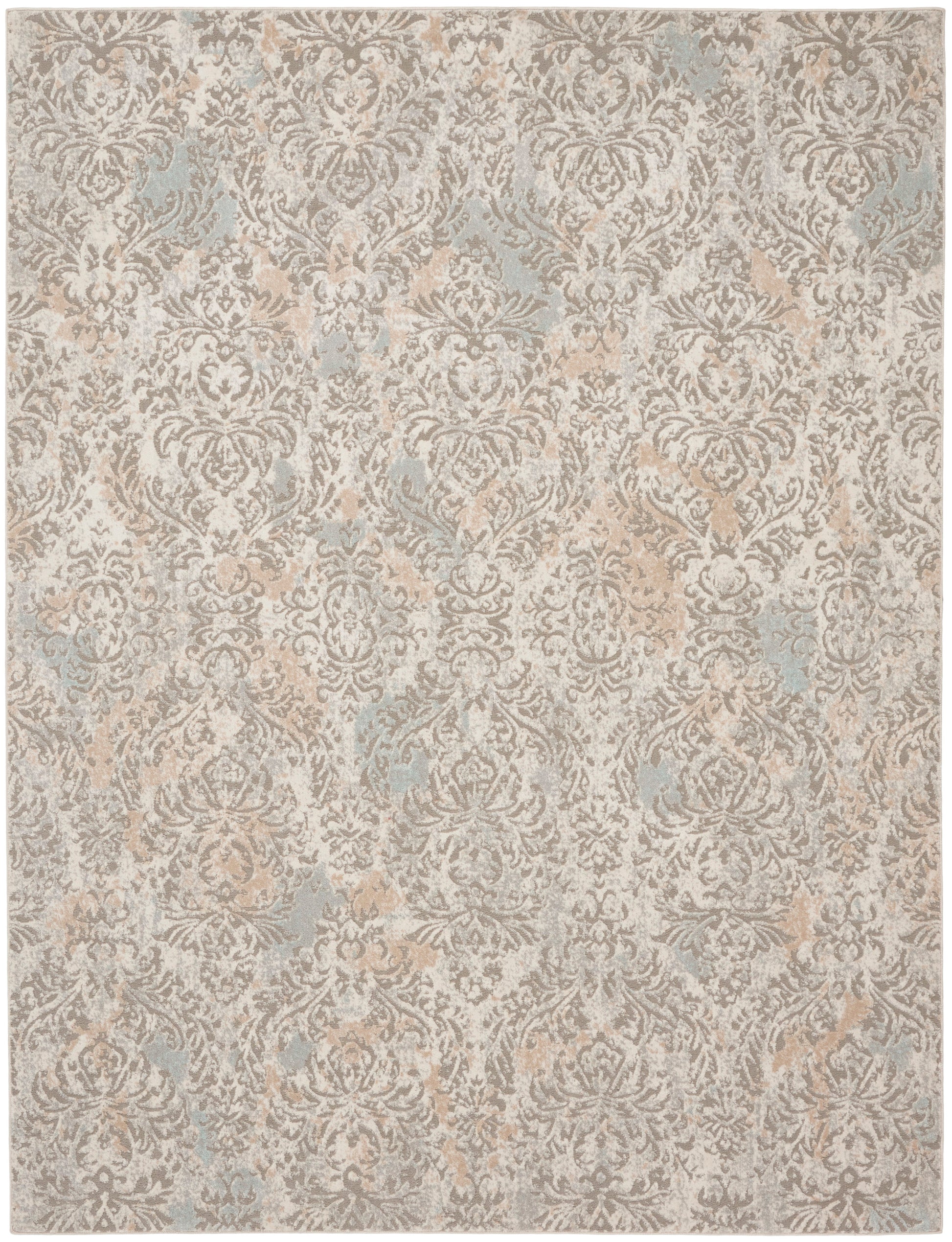 Nourison Home Marmara  Grey Ivory  Contemporary