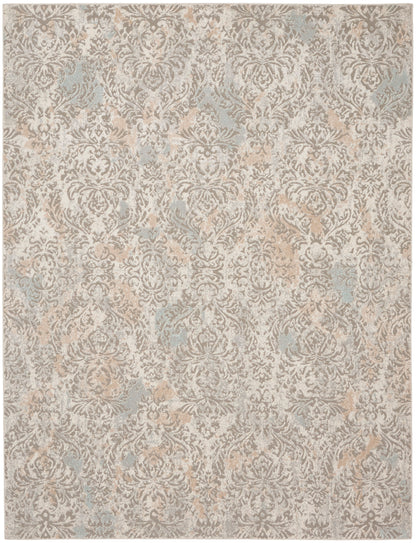 Nourison Home Marmara  Grey Ivory  Contemporary