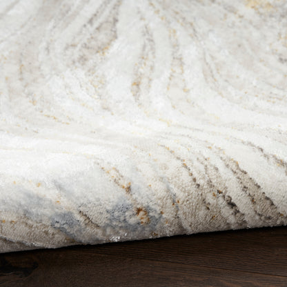 Nourison Home Glitz  Grey Gold  Contemporary