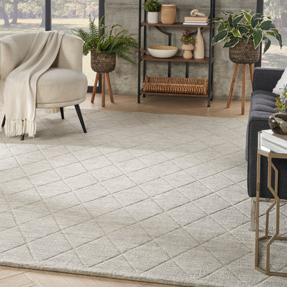 Nourison Home Wool Haven  Grey  Contemporary