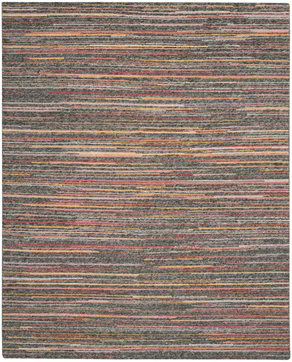 Nourison Home Plateau PAE01 Grey Flame Contemporary Knotted Rug