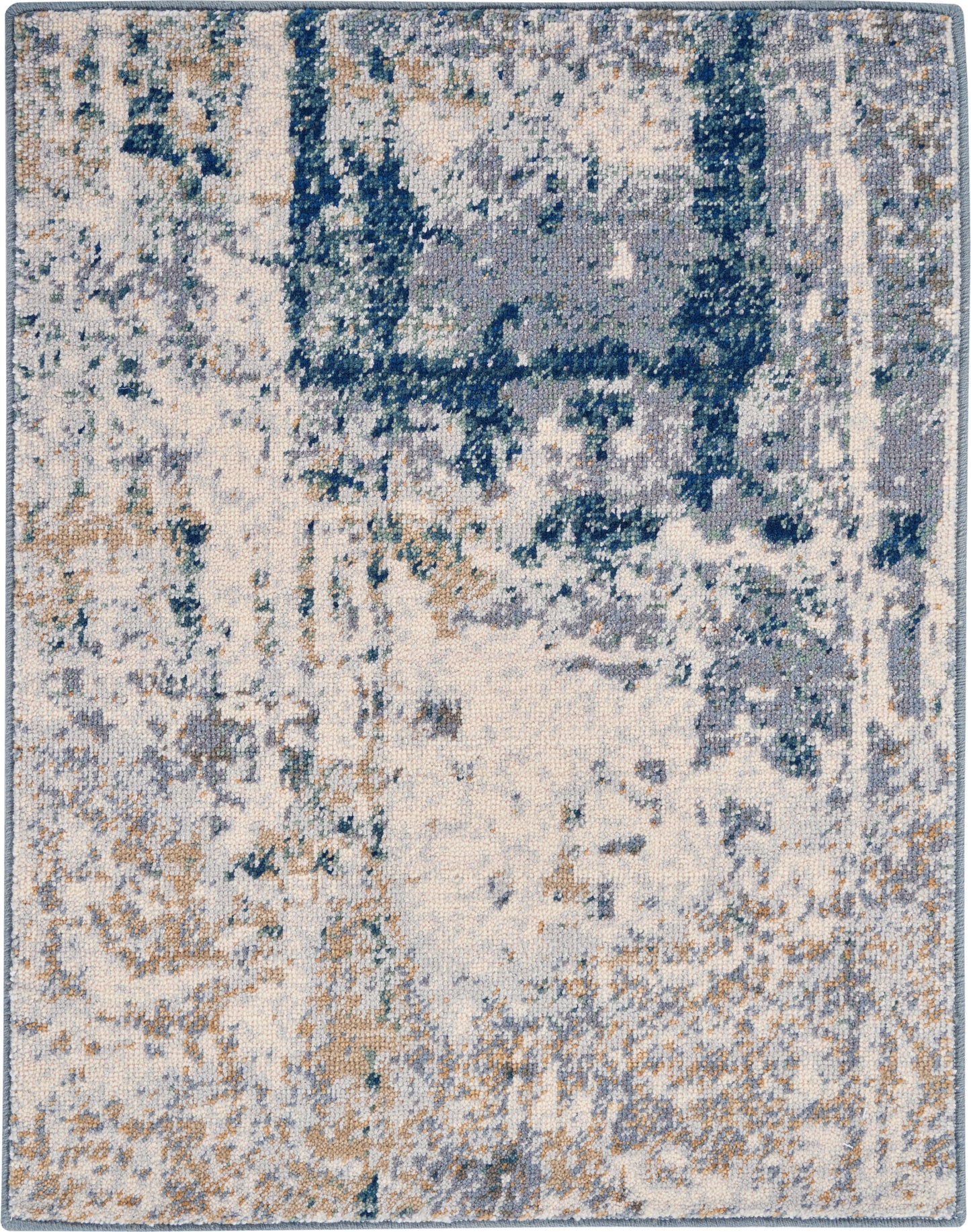 Nourison Home Artworks ATW05 Ivory Navy Contemporary Loom-woven Rug