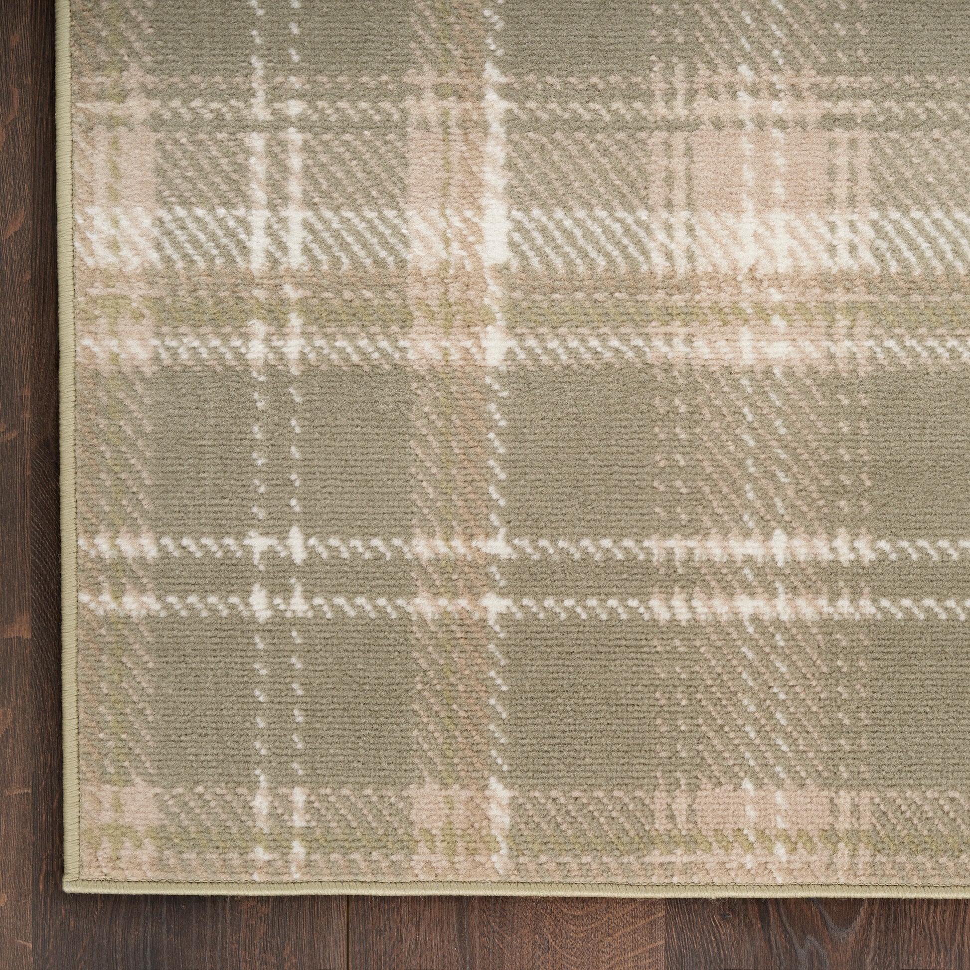 Nourison Home Grafix  Olive  Contemporary