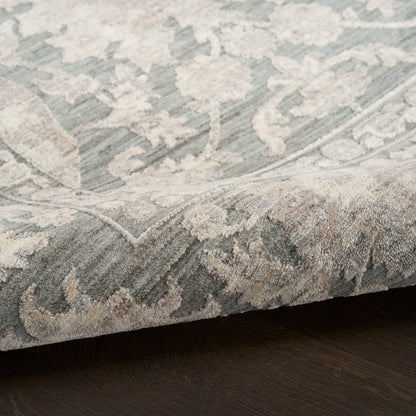 Nourison Home Shadows  Sage Ivory  Traditional
