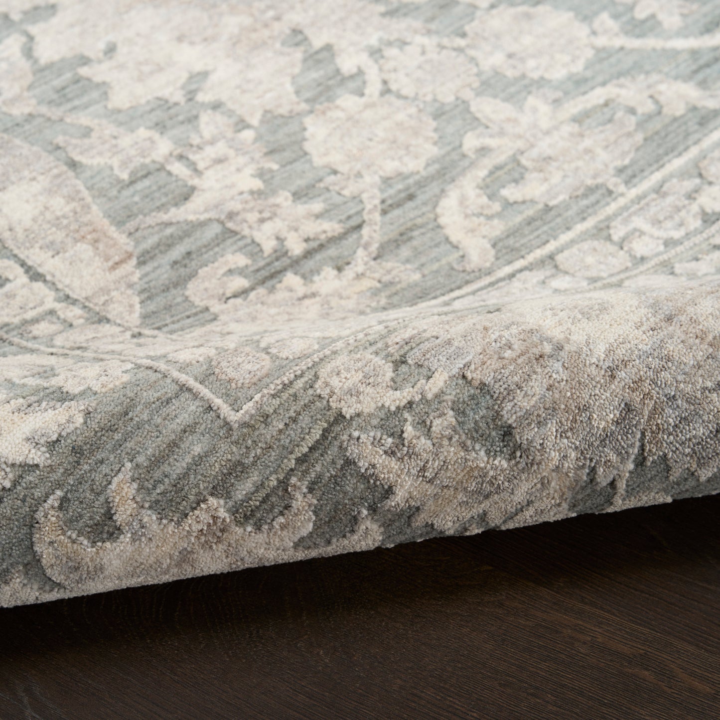 Nourison Home Shadows  Sage Ivory  Traditional