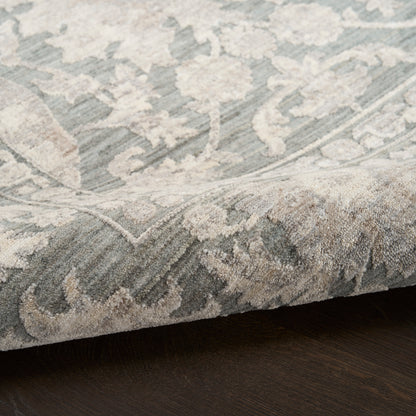 Nourison Home Shadows  Sage Ivory  Traditional