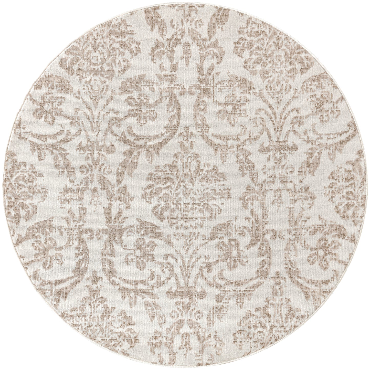 Nourison Home Jubilant JUB09 Ivory Beige Transitional Power-loomed Rug