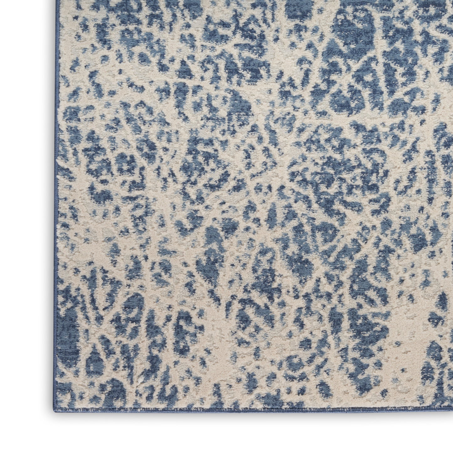 Nourison Home Exhale  Navy Ivory  Contemporary