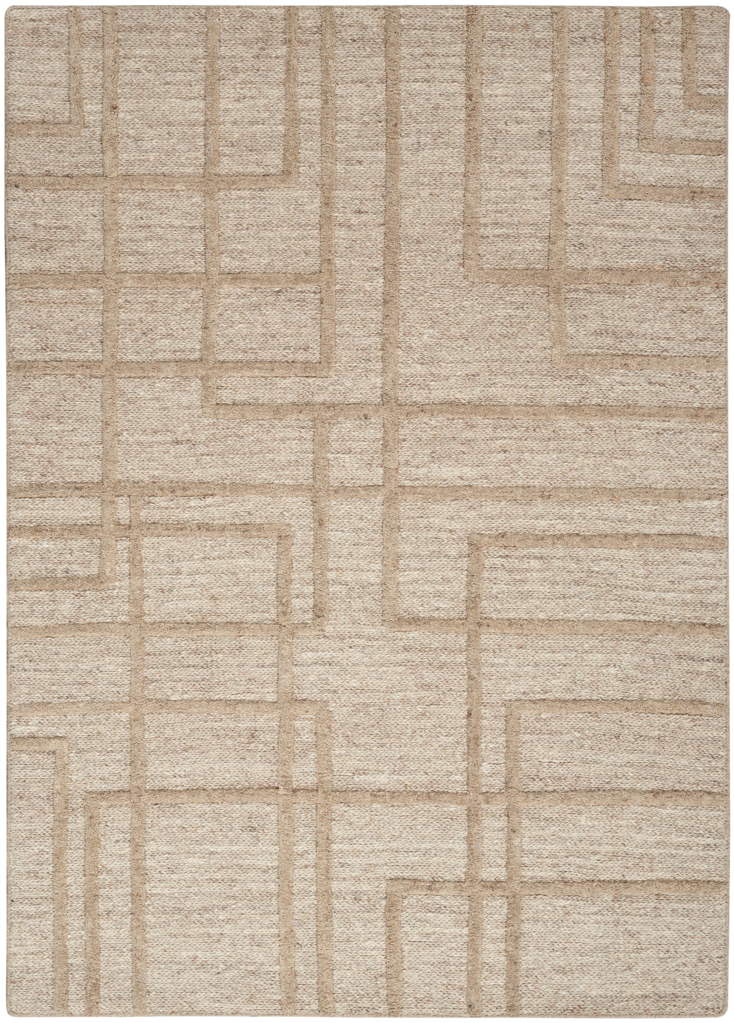 Calvin Klein CK045 Impressions IMP01 Camel Contemporary Hand Tufted Rug