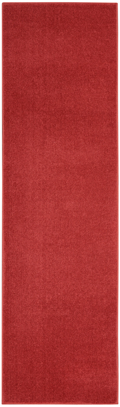 Nourison Home Nourison Essentials NRE01 Brick Red Contemporary Power-loomed Rug