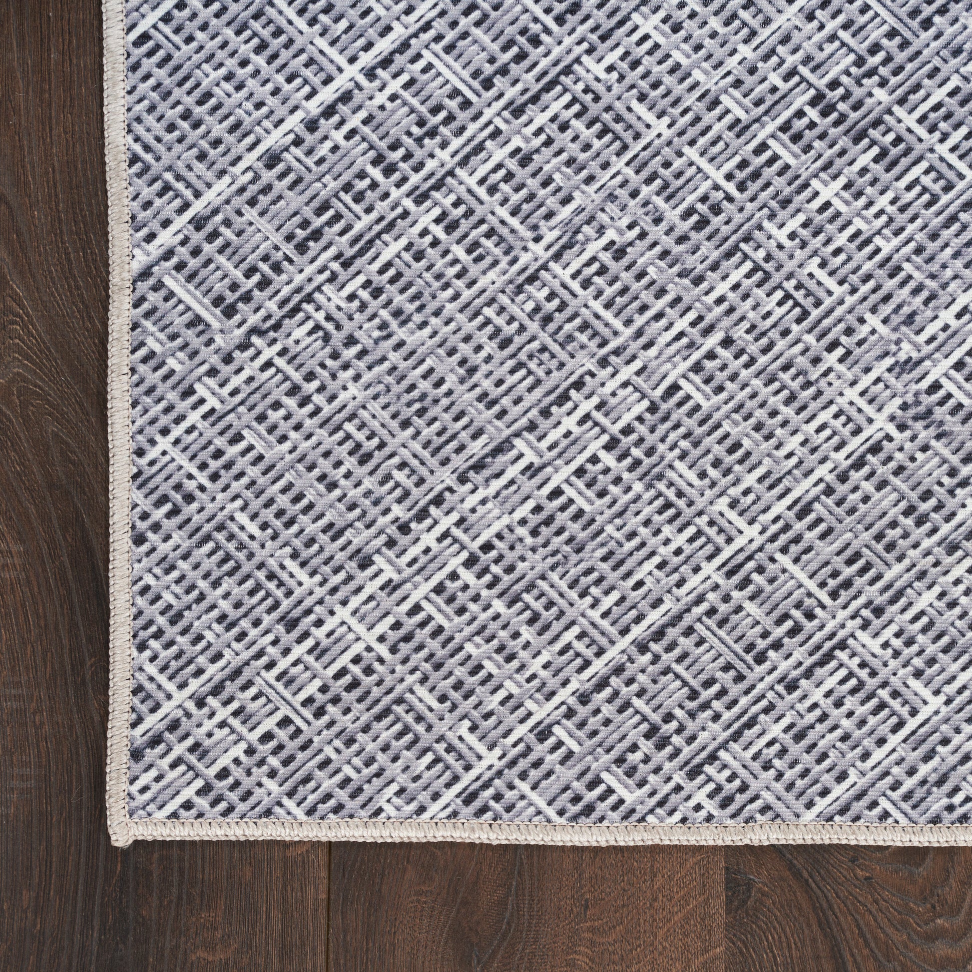 Nourison Home Nourison Washables  Grey  Contemporary