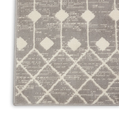 Nourison Home Grafix  Grey  Transitional