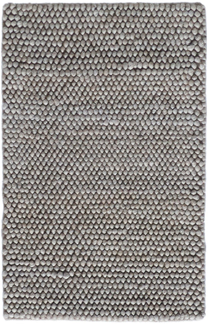 DKNY Pure Knots KNT01 Grey Contemporary Hand Woven Rug
