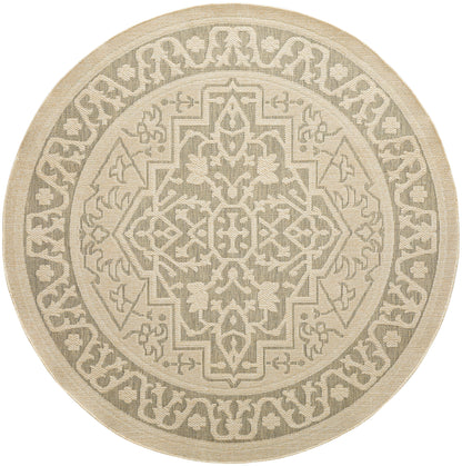 Nourison Home Tulum TLM05 Taupe Olive Contemporary Loom-woven Rug