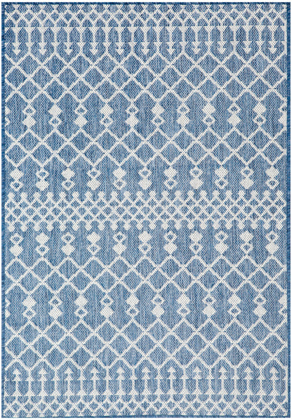 Nourison Home Positano POS02 Navy Blue Contemporary Power-loomed Rug