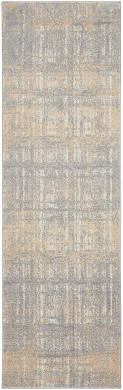 Calvin Klein CK005 Enchanting ECH05 Grey Ivory Contemporary Power-loomed Rug