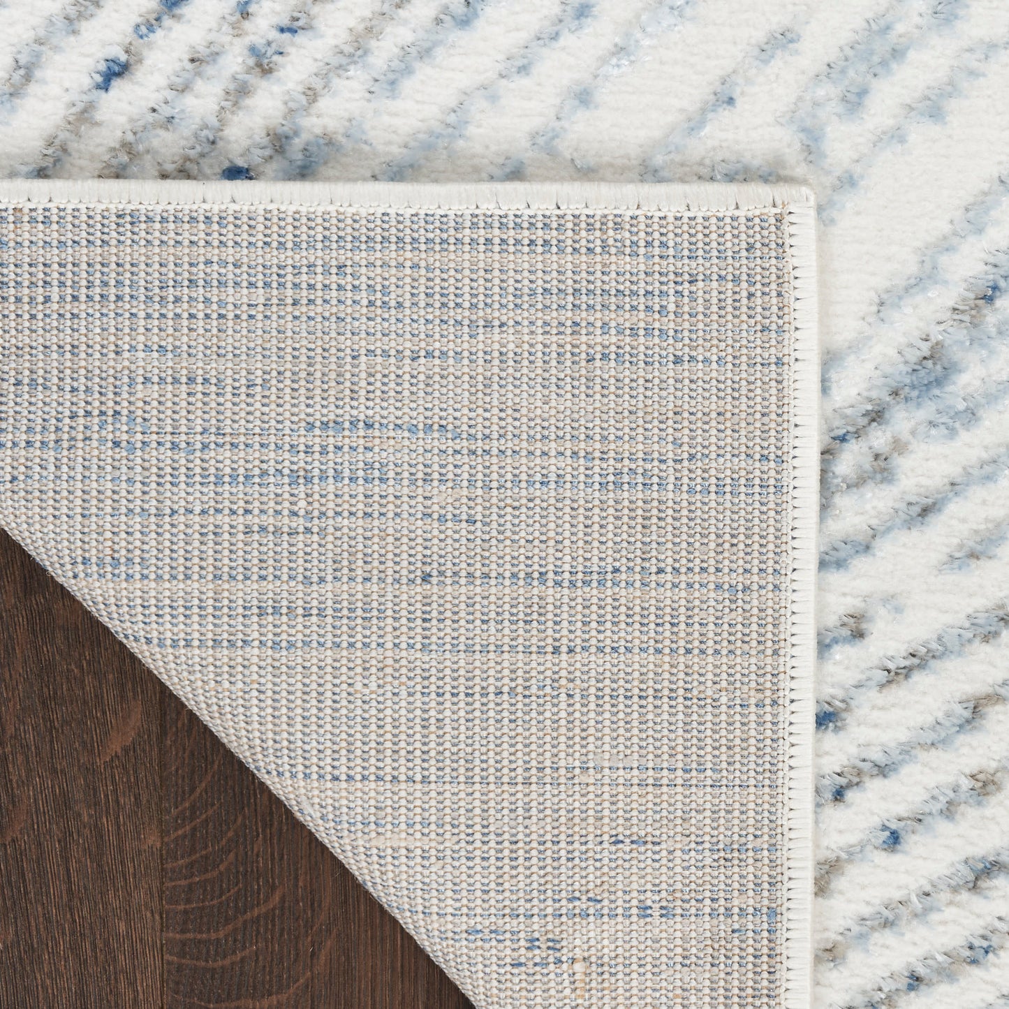 Nourison Home Fascination  Ivory Blue  Contemporary