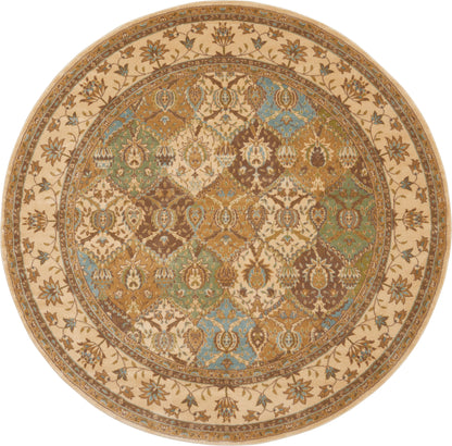 Nourison Home Modesto MDS04 Beige Traditional Power-loomed Rug