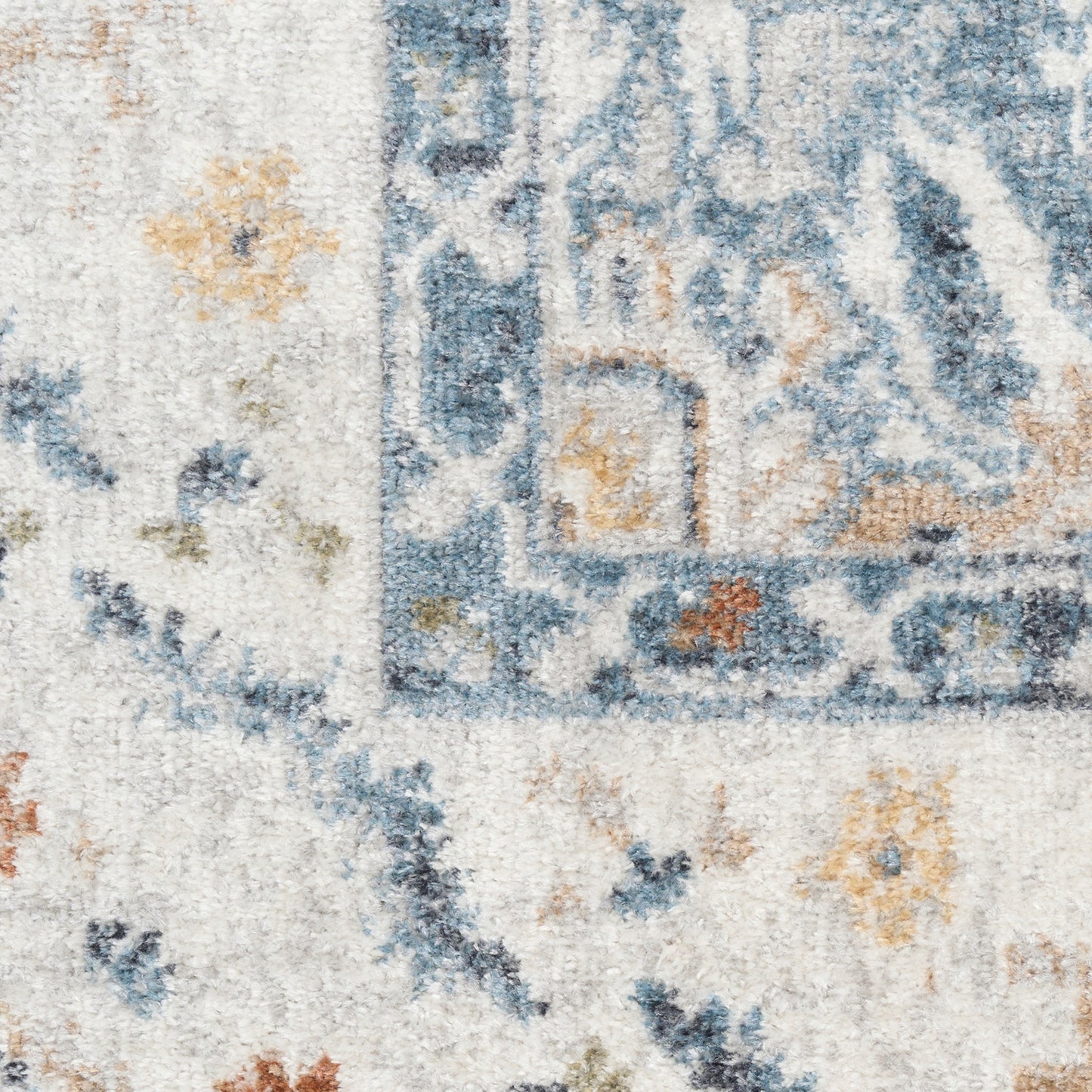 Nourison Home Astra Machine Washable  Blue  Traditional