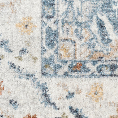 Nourison Home Astra Machine Washable  Blue  Traditional