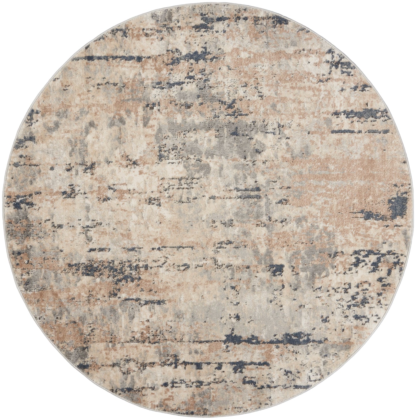 Nourison Home Quarry QUA01 Beige Grey Contemporary Power-loomed Rugs