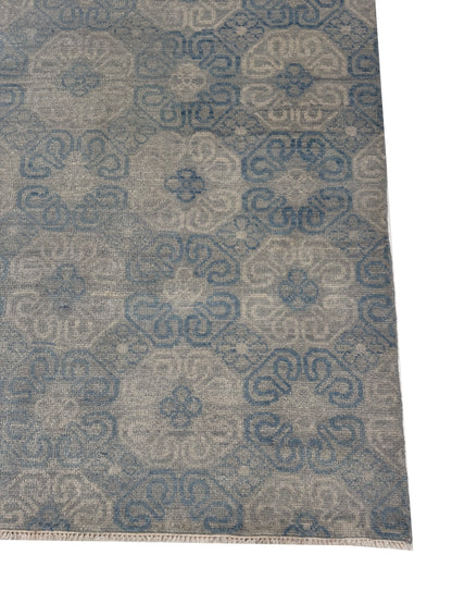 Artisan Samara Beige Grey Transitional Knotted Rug