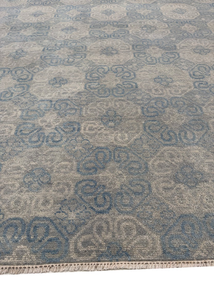 Artisan Samara Beige Grey Transitional Knotted Rug