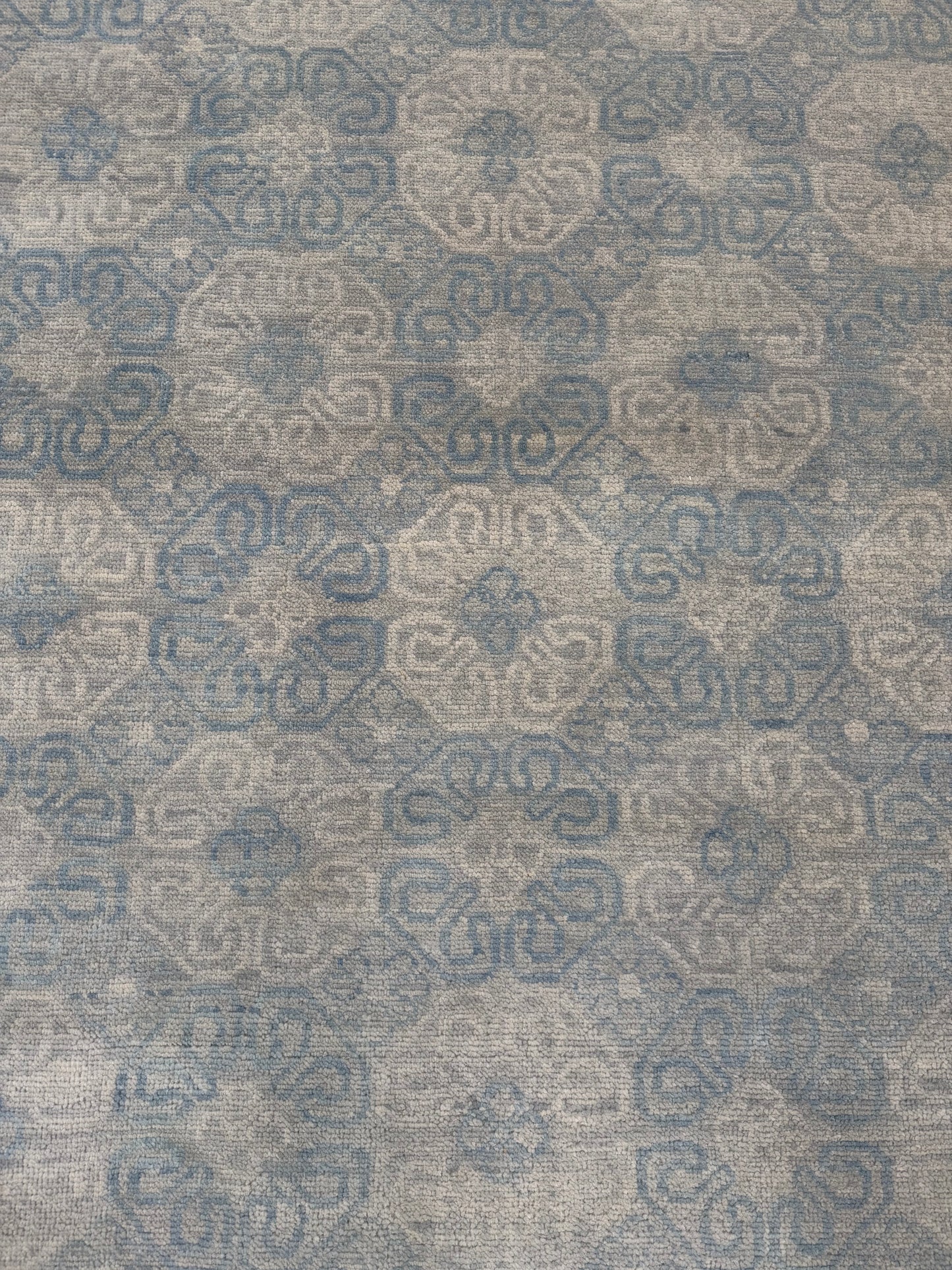Artisan Samara Beige Grey Transitional Knotted Rug