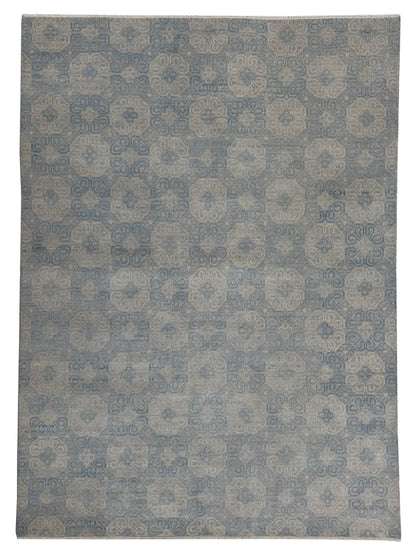 Artisan Samara Beige Grey Transitional Knotted Rug