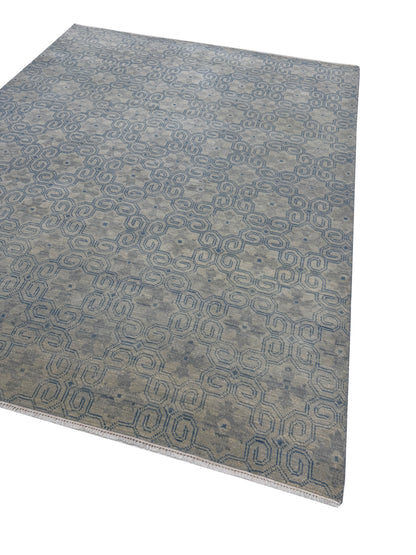 Artisan Samara Grey Beige Transitional Knotted Rug