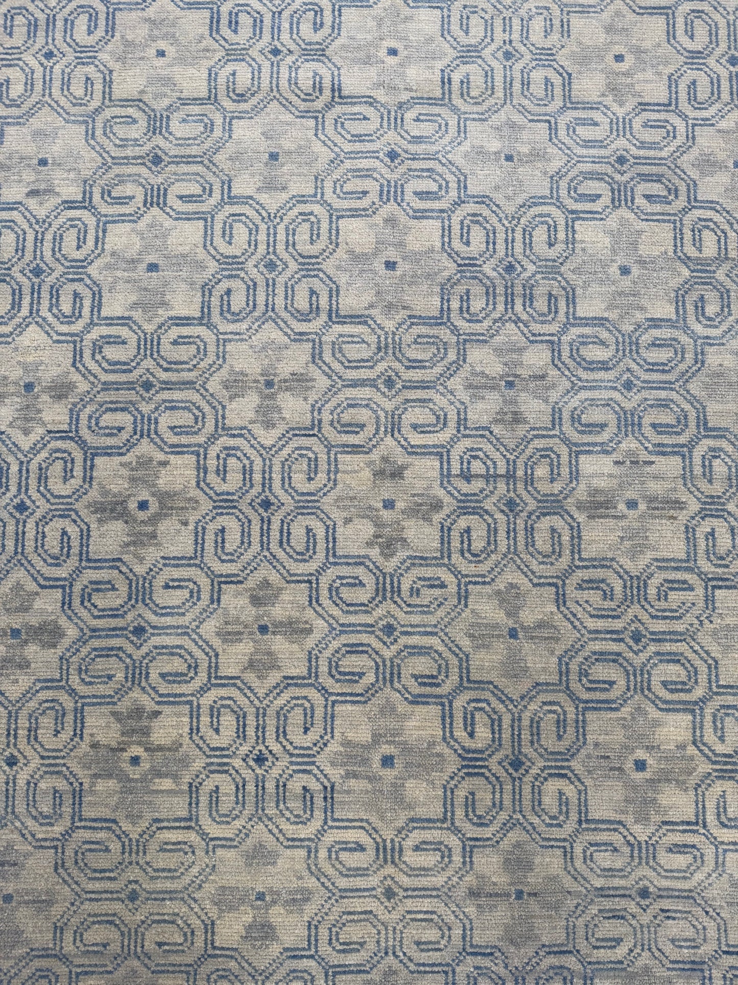 Artisan Samara Grey Beige Transitional Knotted Rug