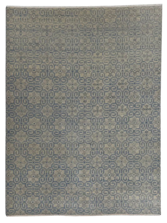 Artisan Samara Grey Beige Transitional Knotted Rug