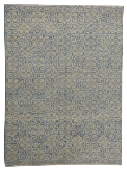 Artisan Samara Grey Beige Transitional Knotted Rug