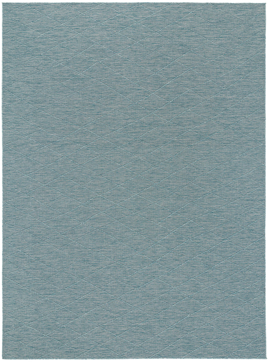 Nourison Home Washable Solutions  Aqua  Contemporary