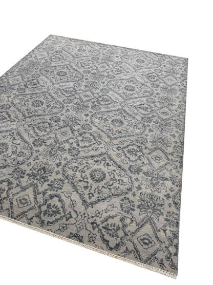 Artisan Samara Silver Transitional Knotted Rug