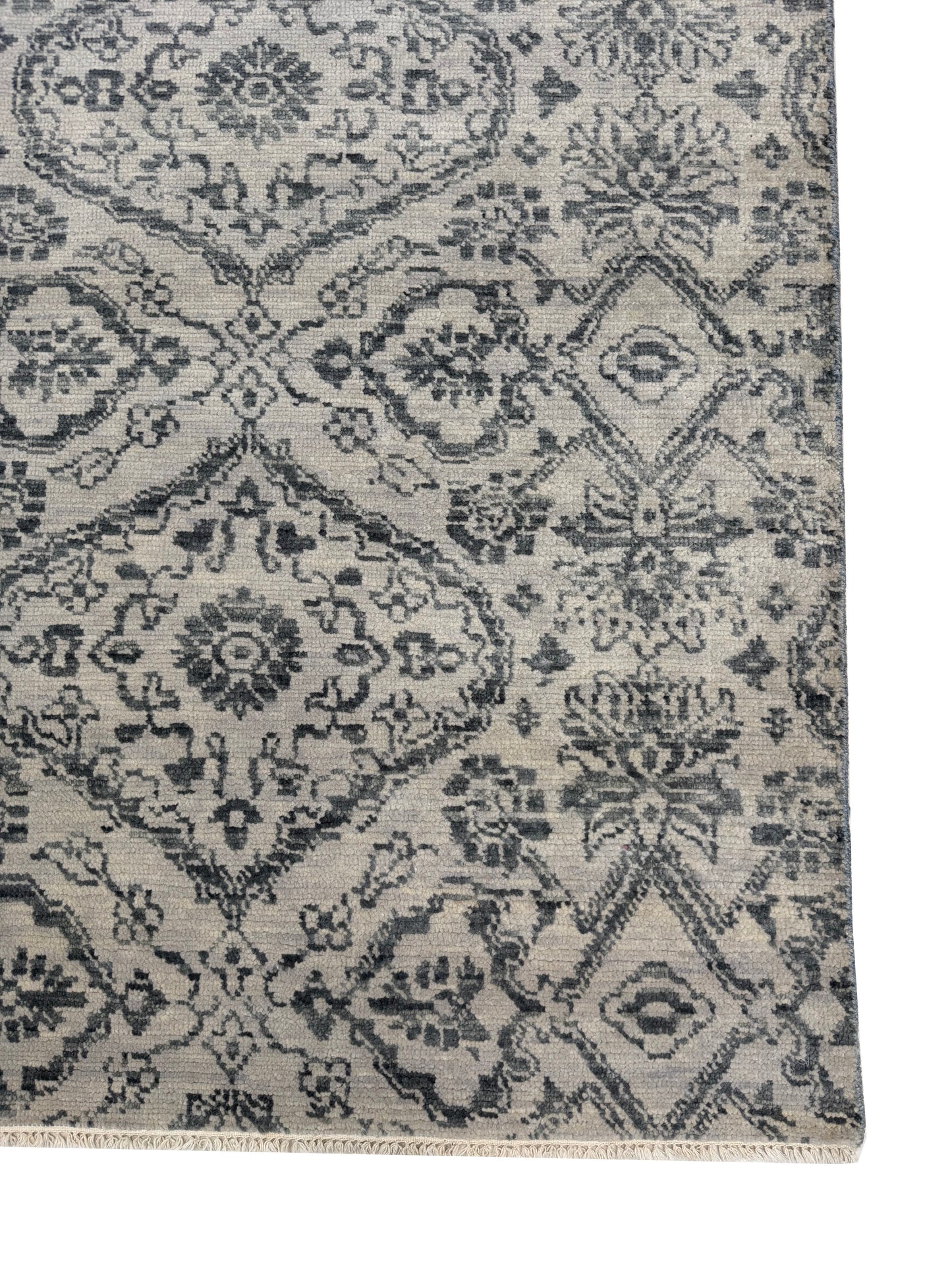 Artisan Samara Silver Transitional Knotted Rug