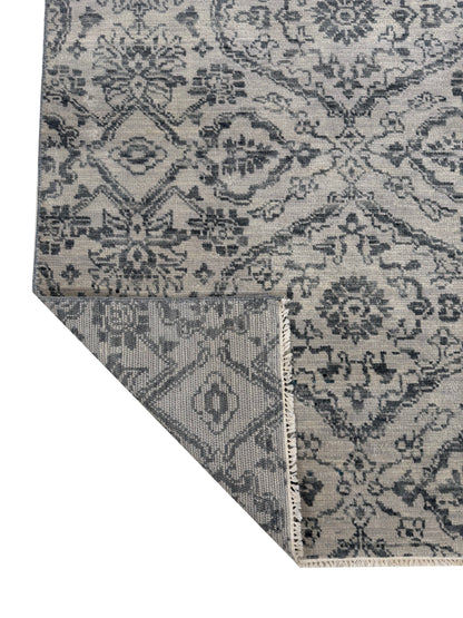 Artisan Samara Silver Transitional Knotted Rug
