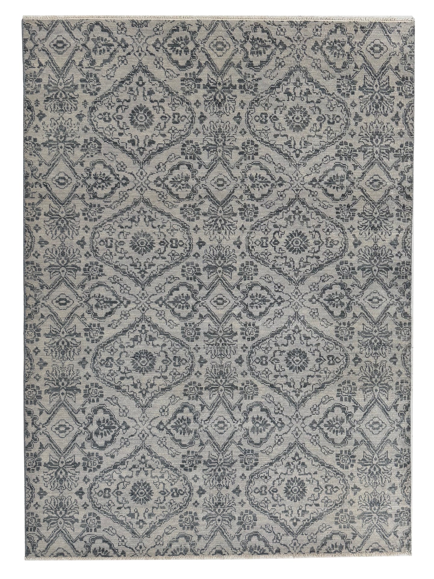 Artisan Samara Silver Transitional Knotted Rug