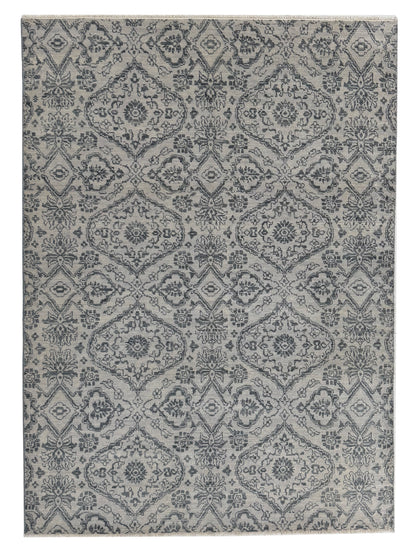 Artisan Samara Silver Transitional Knotted Rug