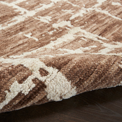 Nourison Home Luna  Mocha Ivory  Contemporary